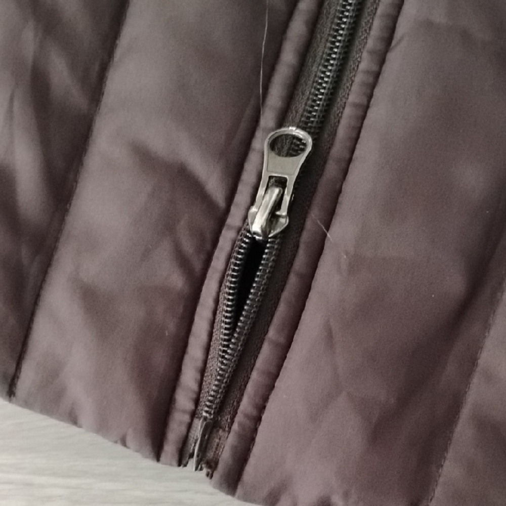 Kenneth Cole Reaction Quilted Zip-Front Puffer Jacket - Brown - Picture 4 of 11